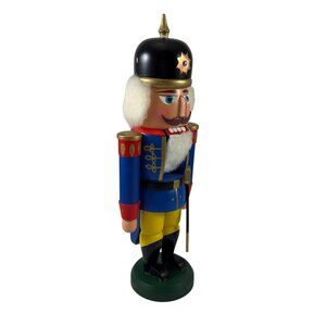 Erzgebirge East German Nutcracker Soldier Volkskunst Wood Christmas Vintage GDR
